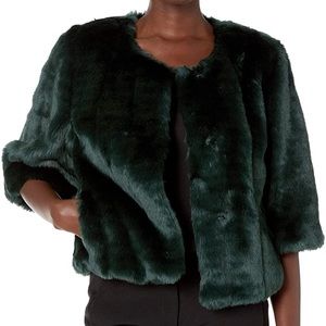 NWT Calvin Klein Faux Fur Jacket